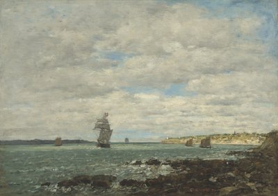 Küste der Bretagne, 1870 von Eugene Louis Boudin